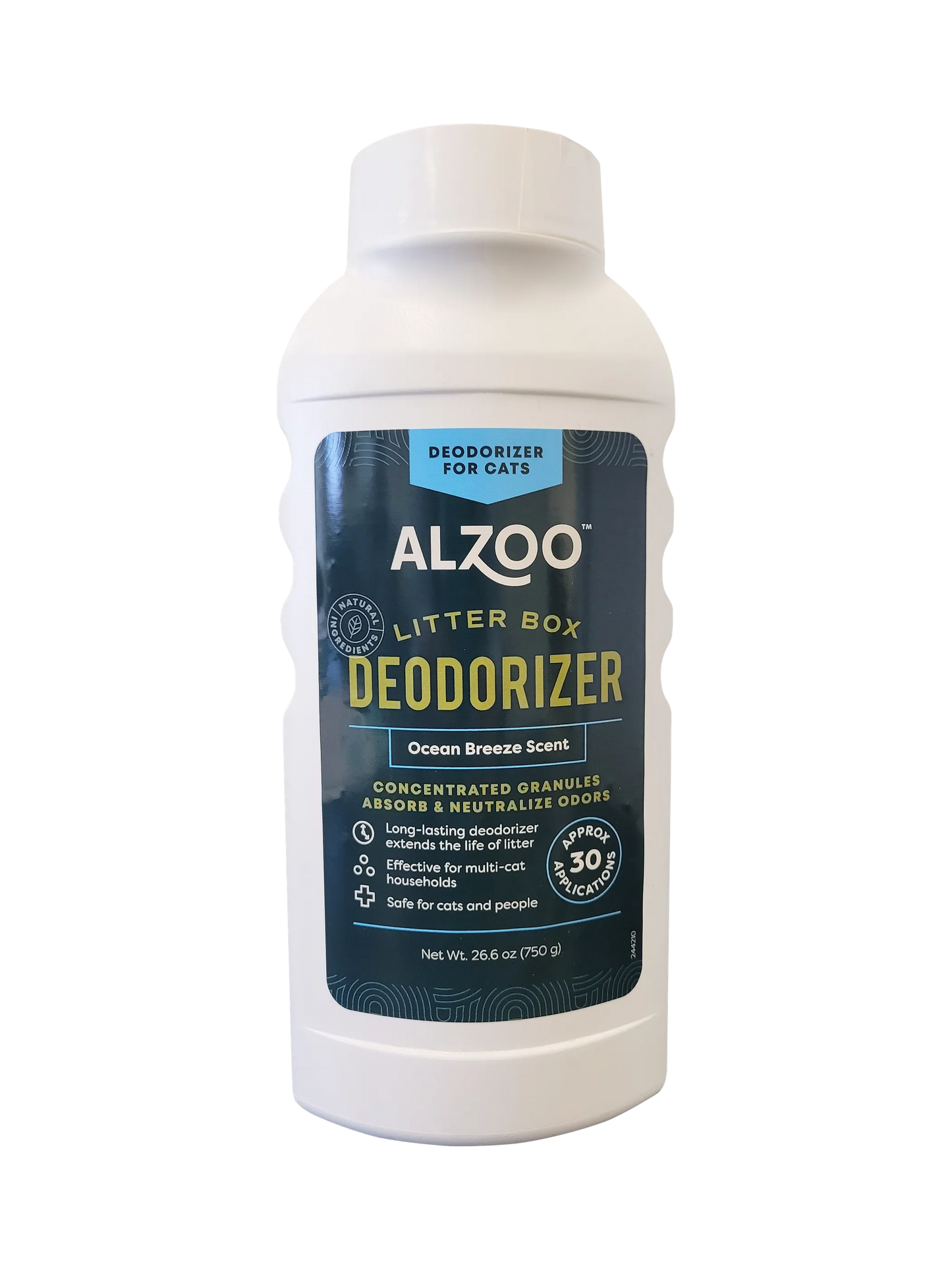 Vanilla Cat Litter Odor Neutralizer — Plant-Based, 30 Applications, Up to 1 Month Fresh