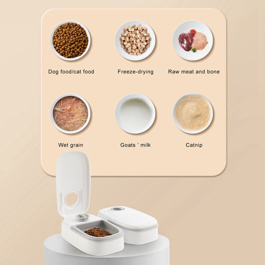 2-in-1 Gravity Pet Feeder & Water Dispenser — 1 Gallon, No Electricity, Cats & Small Dogs