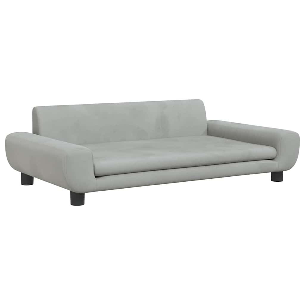 Velvet Dog Sofa Bed — Solid Pine Legs, Foam Cushion, 50kg Capacity, 3 Colors