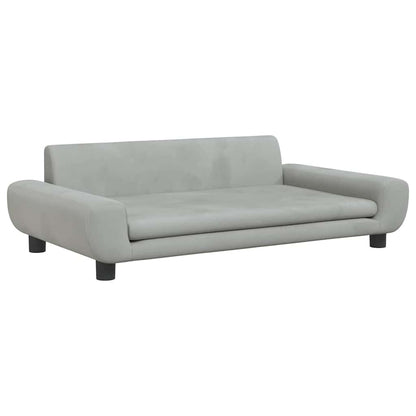 Velvet Dog Sofa Bed — Solid Pine Legs, Foam Cushion, 50kg Capacity, 3 Colors