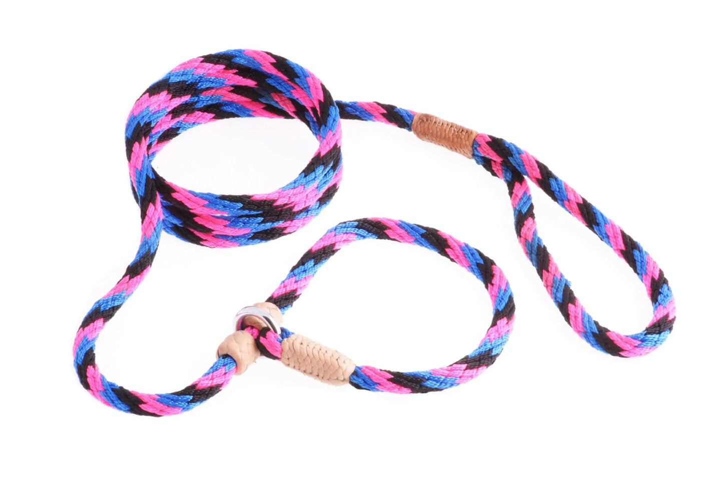 Instant Fit Premium Slip Rope Dog Leash - Humane, Adjustable & Durable