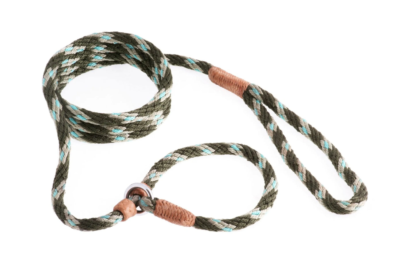 Instant Fit Premium Slip Rope Dog Leash - Humane, Adjustable & Durable