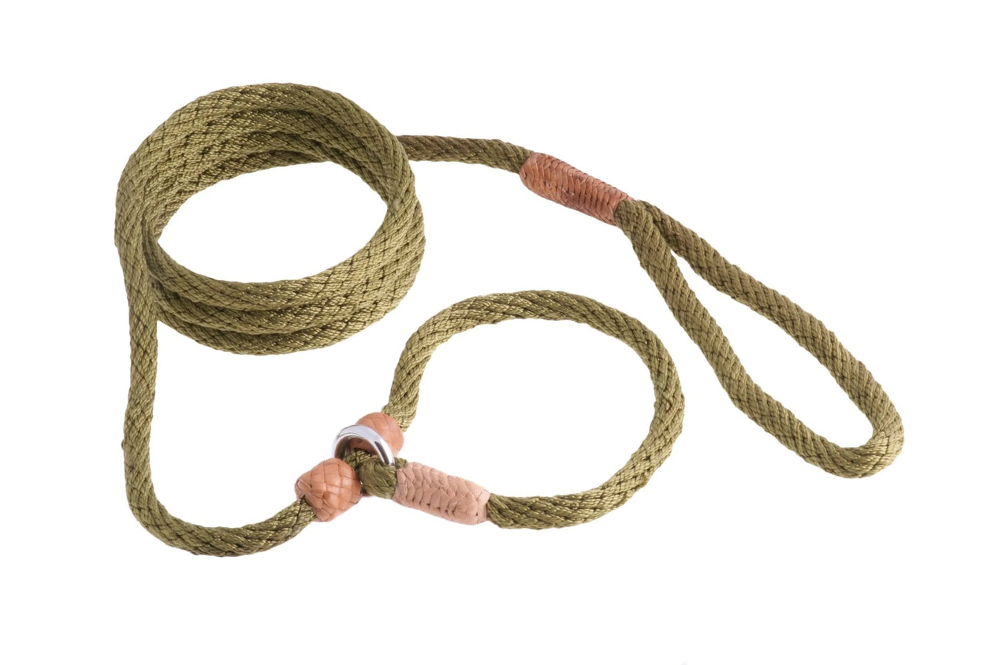 Instant Fit Premium Slip Rope Dog Leash - Humane, Adjustable & Durable