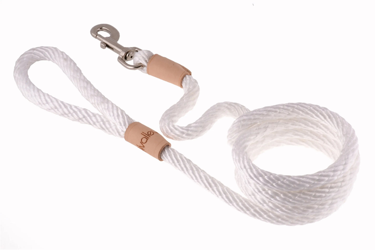 Sport Rope Dog Leash — 6ft, Braided Polypropylene, Swivel Snap Clip, 4 Colors