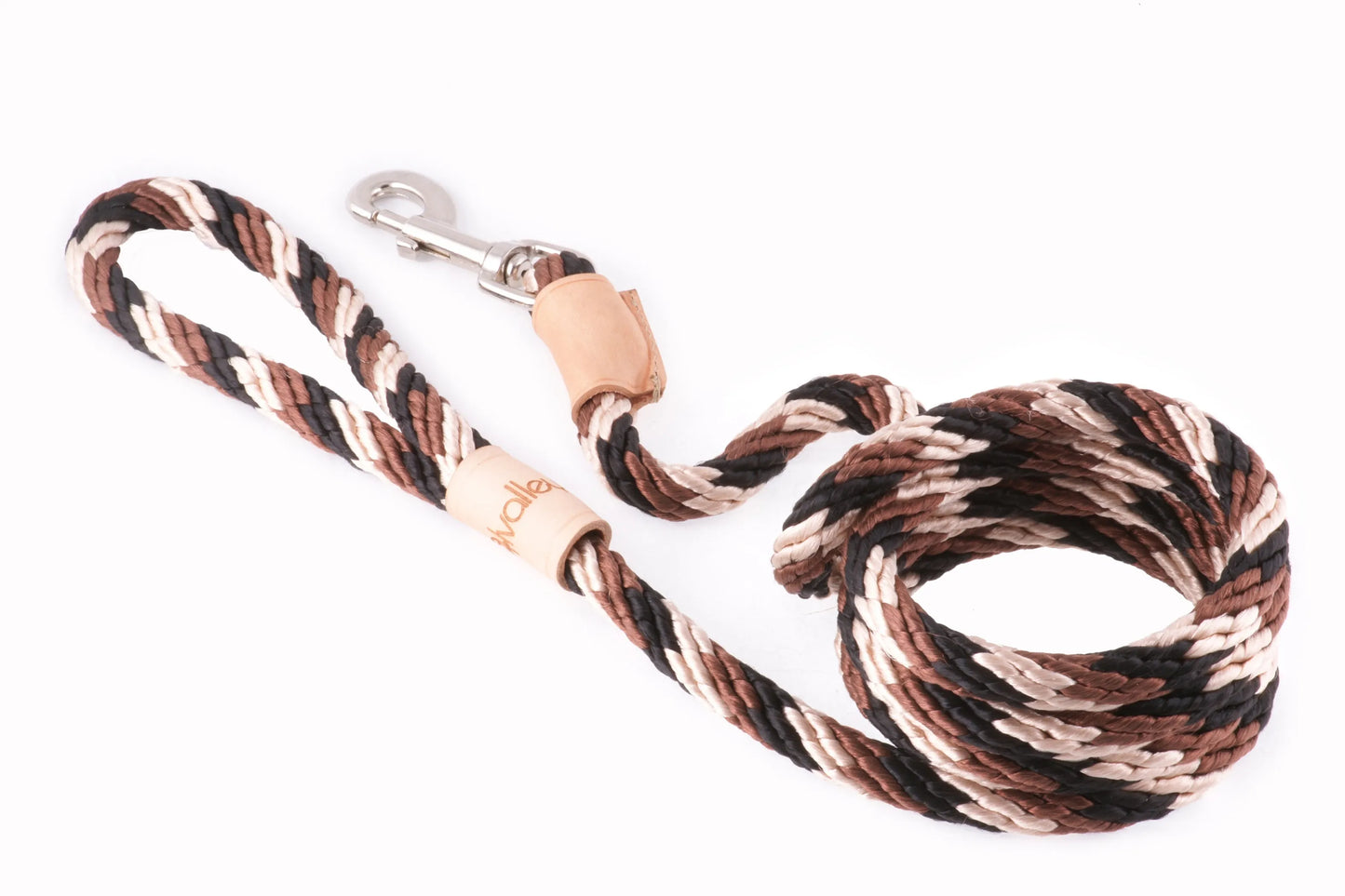 Sport Rope Dog Leash — 6ft, Braided Polypropylene, Swivel Snap Clip, 4 Colors