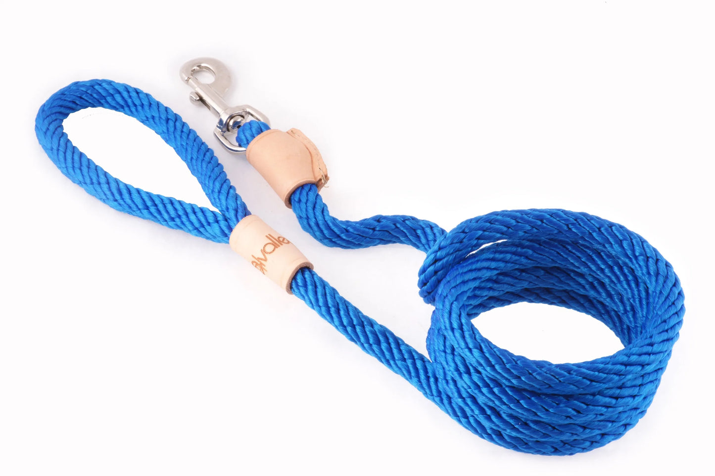Sport Rope Dog Leash — 6ft, Braided Polypropylene, Swivel Snap Clip, 4 Colors