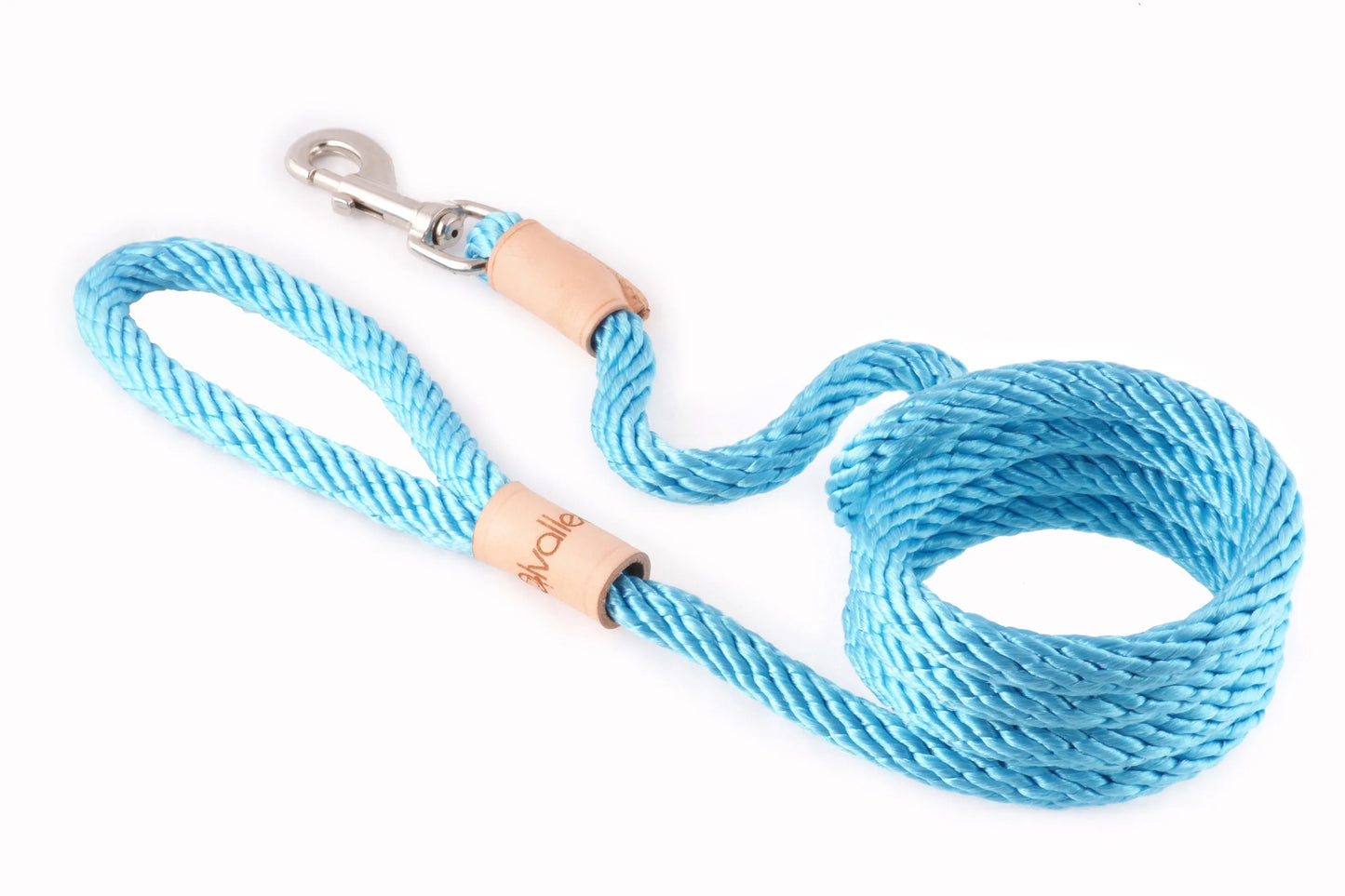 Sport Rope Dog Leash — 6ft, Braided Polypropylene, Swivel Snap Clip, 4 Colors