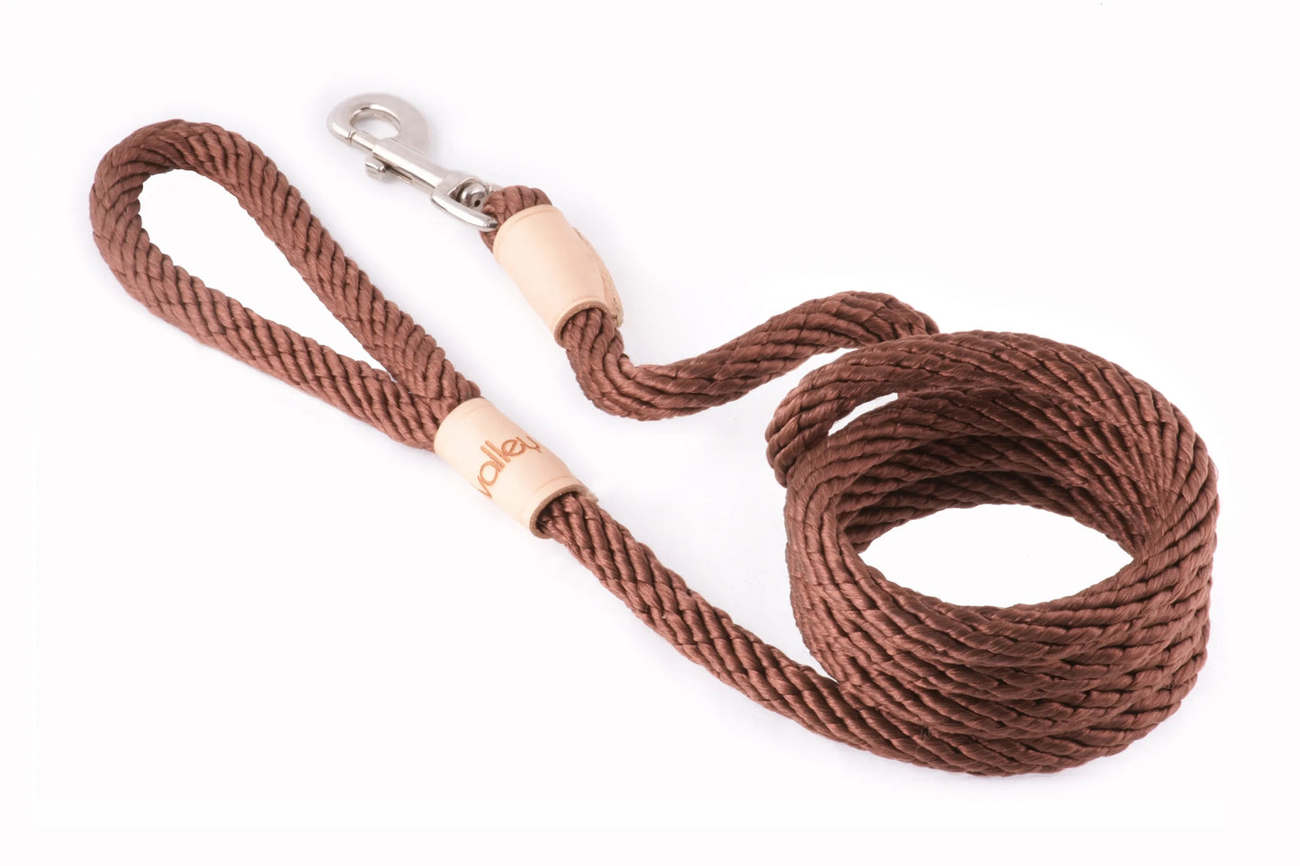 Sport Rope Dog Leash — 6ft, Braided Polypropylene, Swivel Snap Clip, 4 Colors