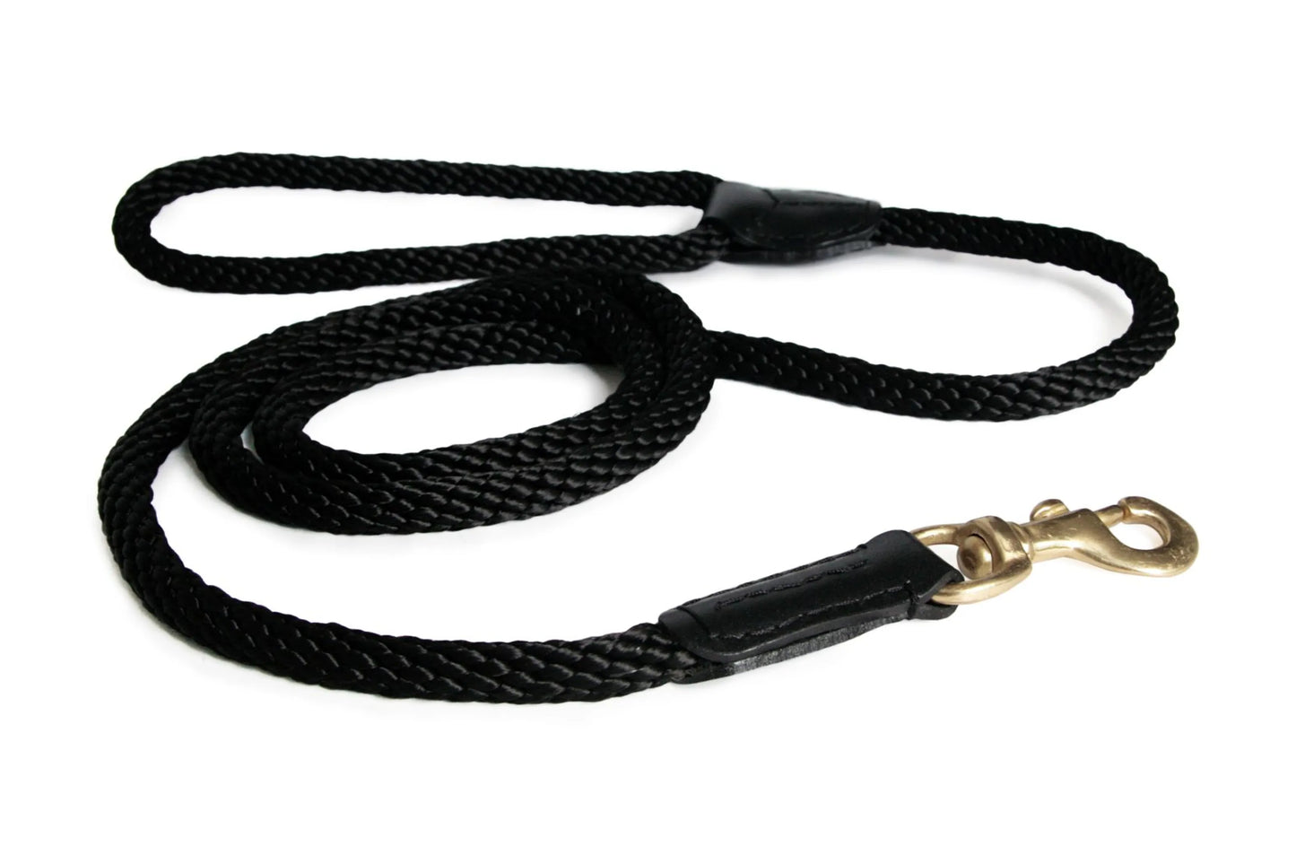 Premium Rope & Leather Dog Lead — 6ft, Show-Quality, 5 Colors