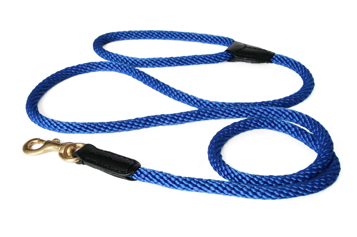 Premium Rope & Leather Dog Lead — 4ft, Show-Quality, 5 Colors, Close-Control