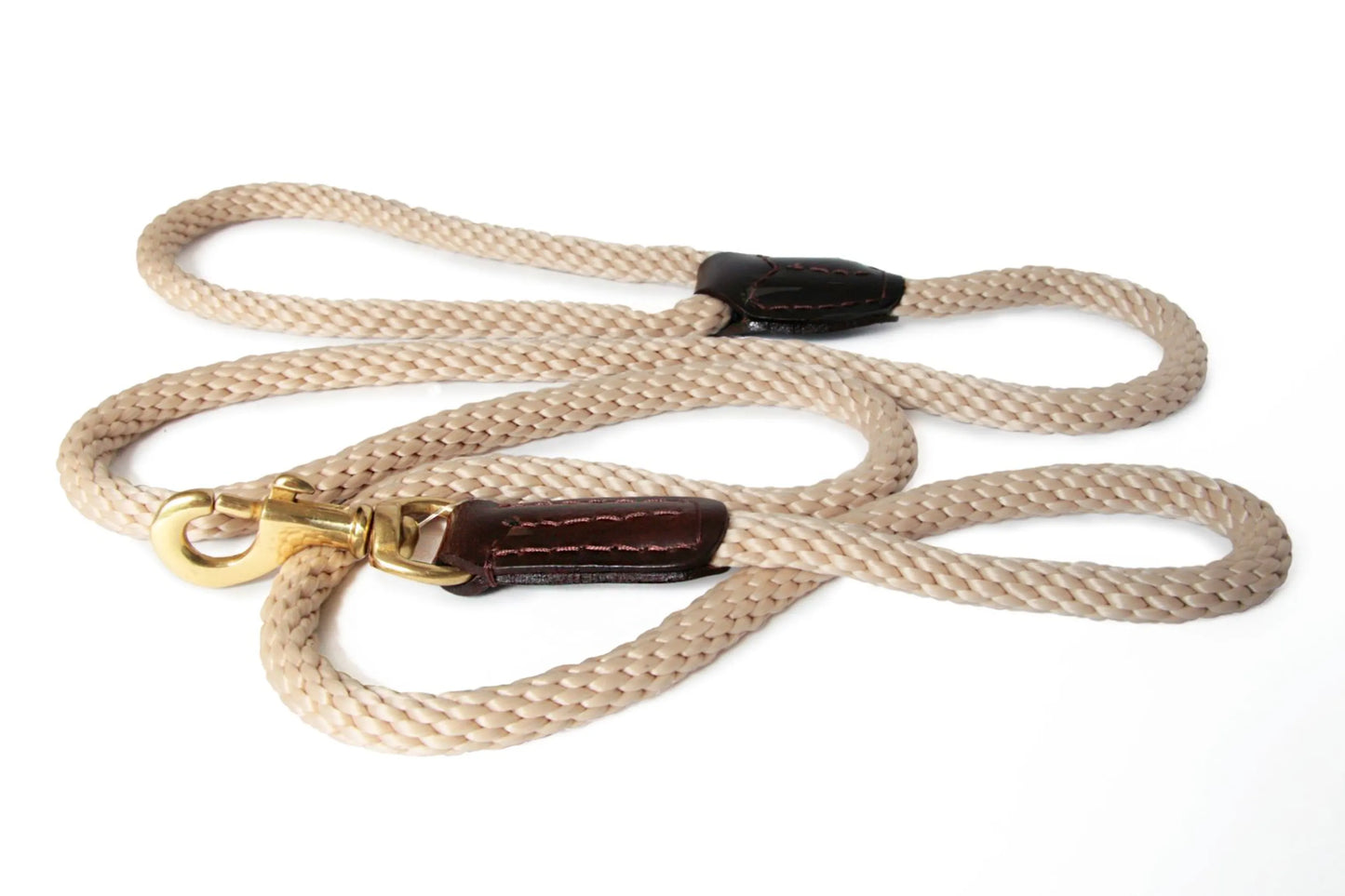 Premium Rope & Leather Dog Lead — 6ft, Show-Quality, 5 Colors