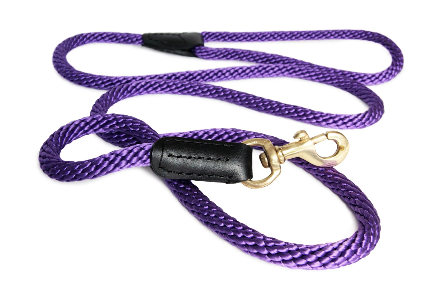 Premium Rope & Leather Dog Lead — 6ft, Show-Quality, 5 Colors