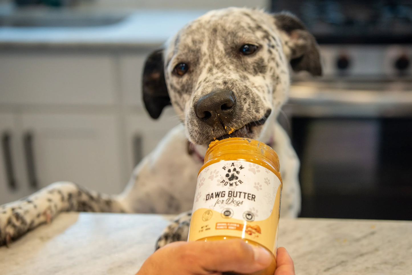 All-Natural Honey-Infused Dog Peanut Butter — Xylitol-Free, Rescue-Supporting