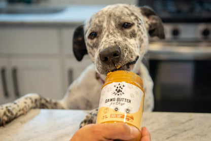 All-Natural Honey-Infused Dog Peanut Butter — Xylitol-Free, Rescue-Supporting