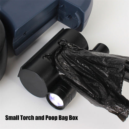 LED Retractable Dog Leash — Built-In Lights, Reflective, 360° Swivel, Dual Dog, Small Dogs