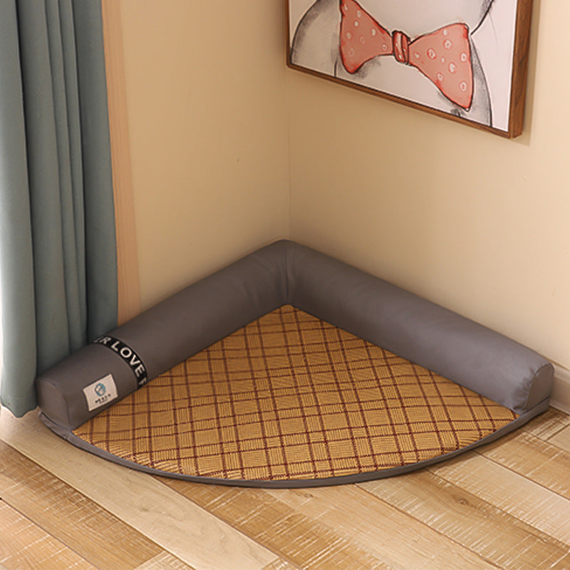 Bamboo Fiber Cooling Pet Bed — Natural Heat Dissipation, No Electricity, Multi-Use, S to XL