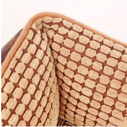 Indoor Dog Kennel Bed with Washable Cushion Liner