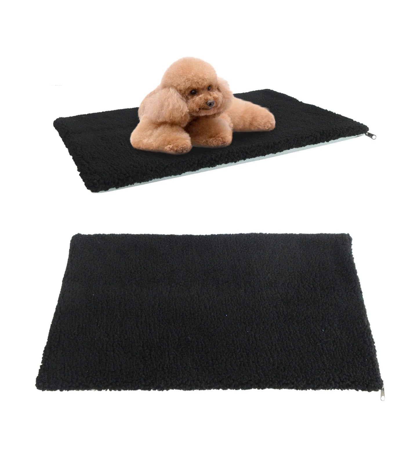 Compact Comfort Faux Fleece Pet Crate Pad 22"x15