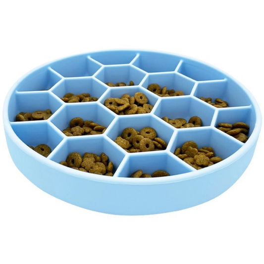 Mr. Peanut's Slow Feeder Pet Bowl - BPA Free, Non-Toxic Silicone