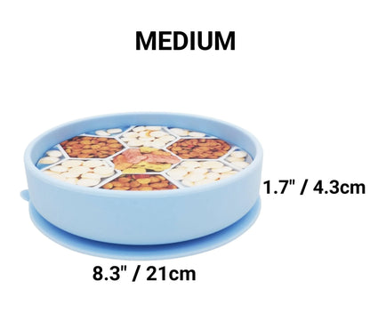Mr. Peanut's Slow Feeder Pet Bowl - BPA Free, Non-Toxic Silicone