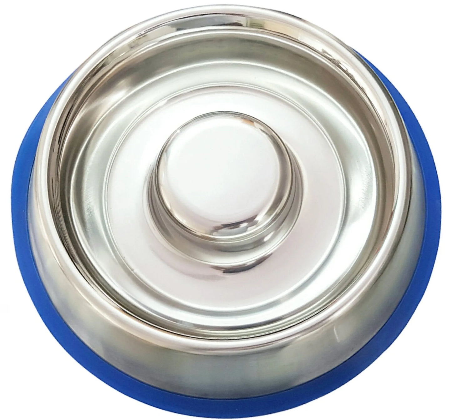 Anti-Bloat Stainless Steel Slow Feeder Dog Bowl — BPA-Free, Non-Slip, S/M/L, Gives Back to Shelters