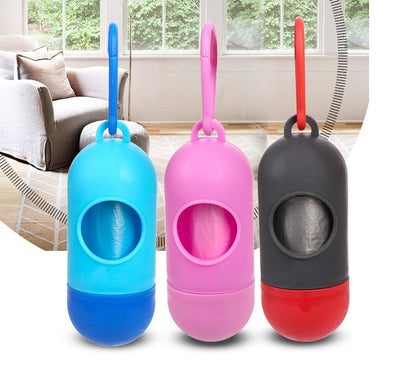 Compact Pet Waste Bag Dispenser - Portable & Easy-Access