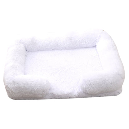 Ultra-Soft Plush Round Pet Bed — Calming Donut Bed for Dogs & Cats