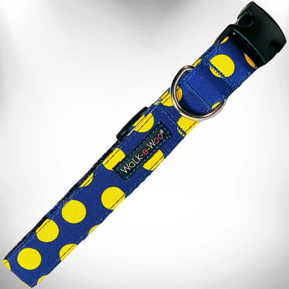Neon Polka Dot Dog Collar - Durable, Comfortable & Stylish