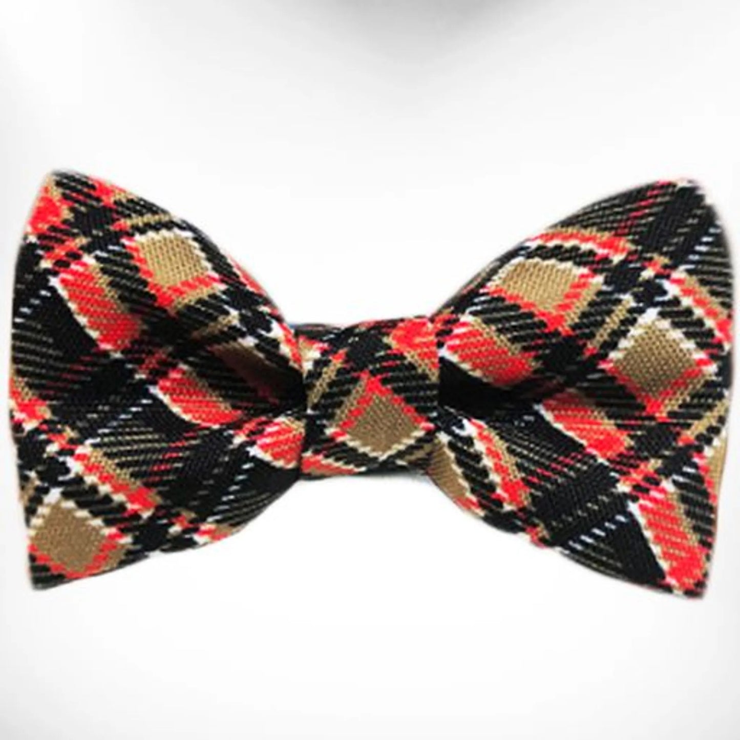 Classic Plaid Dog Collar — Water-Resistant Nylon, Quick-Release, Machine Washable