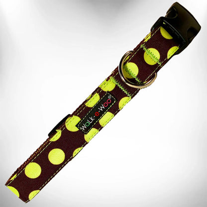 Holiday Paws: Red Polka Dot Dog Collar - Super Durable & Comfy