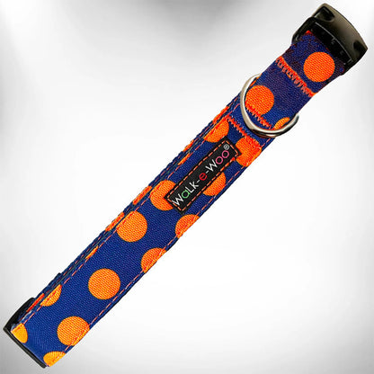 Holiday Paws: Red Polka Dot Dog Collar - Super Durable & Comfy