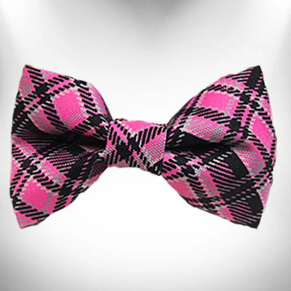 Classic Plaid Dog Collar — Water-Resistant Nylon, Quick-Release, Machine Washable