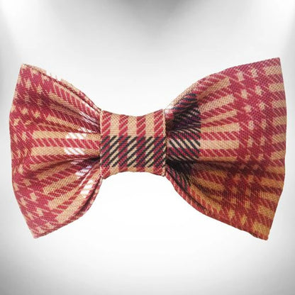 Classic Plaid Dog Collar — Water-Resistant Nylon, Quick-Release, Machine Washable