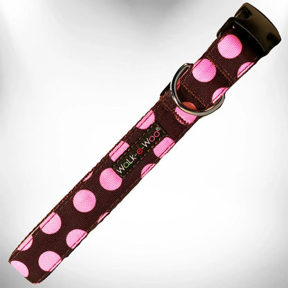 Holiday Paws: Red Polka Dot Dog Collar - Super Durable & Comfy