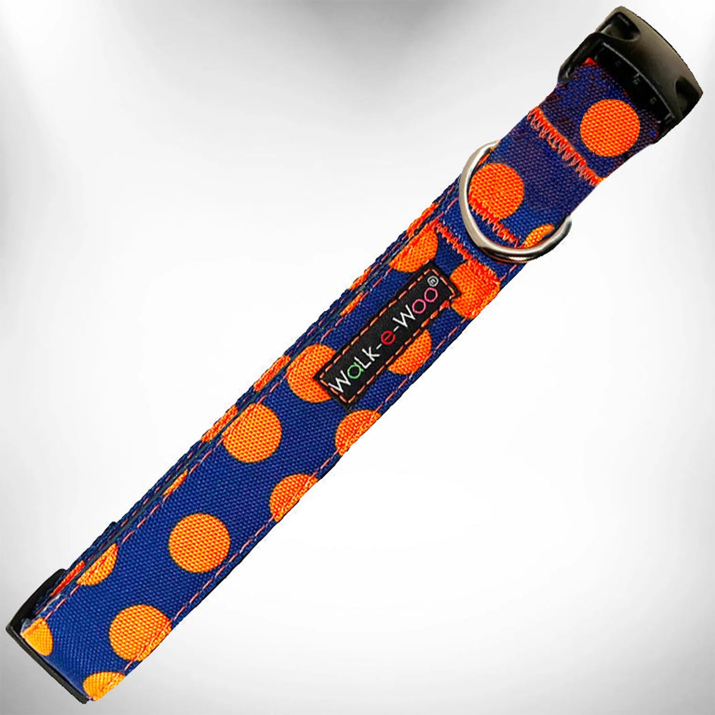 Holiday Paws: Red Polka Dot Dog Collar - Super Durable & Comfy