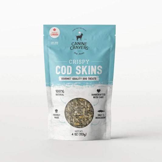 Alaskan Cod Skins: Pure, All-Natural Dog & Cat Treats