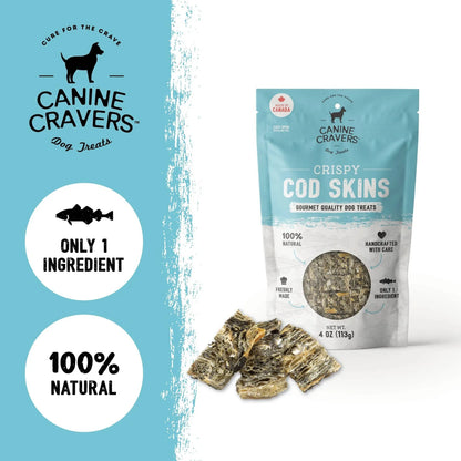 Alaskan Cod Skins: Pure, All-Natural Dog & Cat Treats