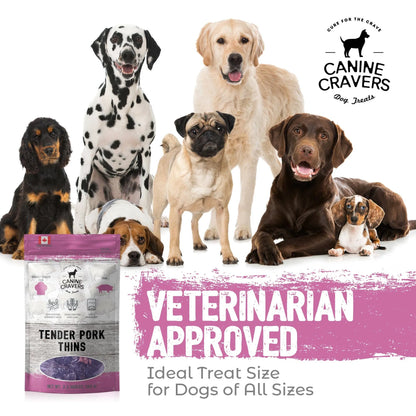 Pure Pork Pet Treats - Single Ingredient Canadian Delights