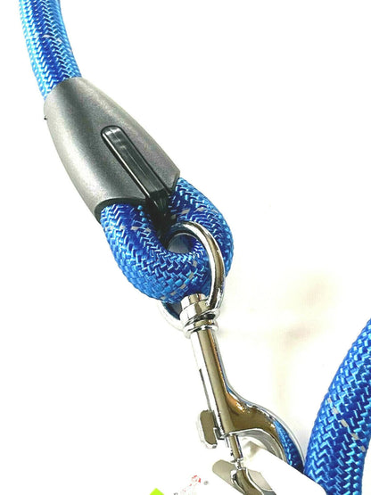 Reflective Heavy-Duty 3ft Rope Leash for Large Dogs