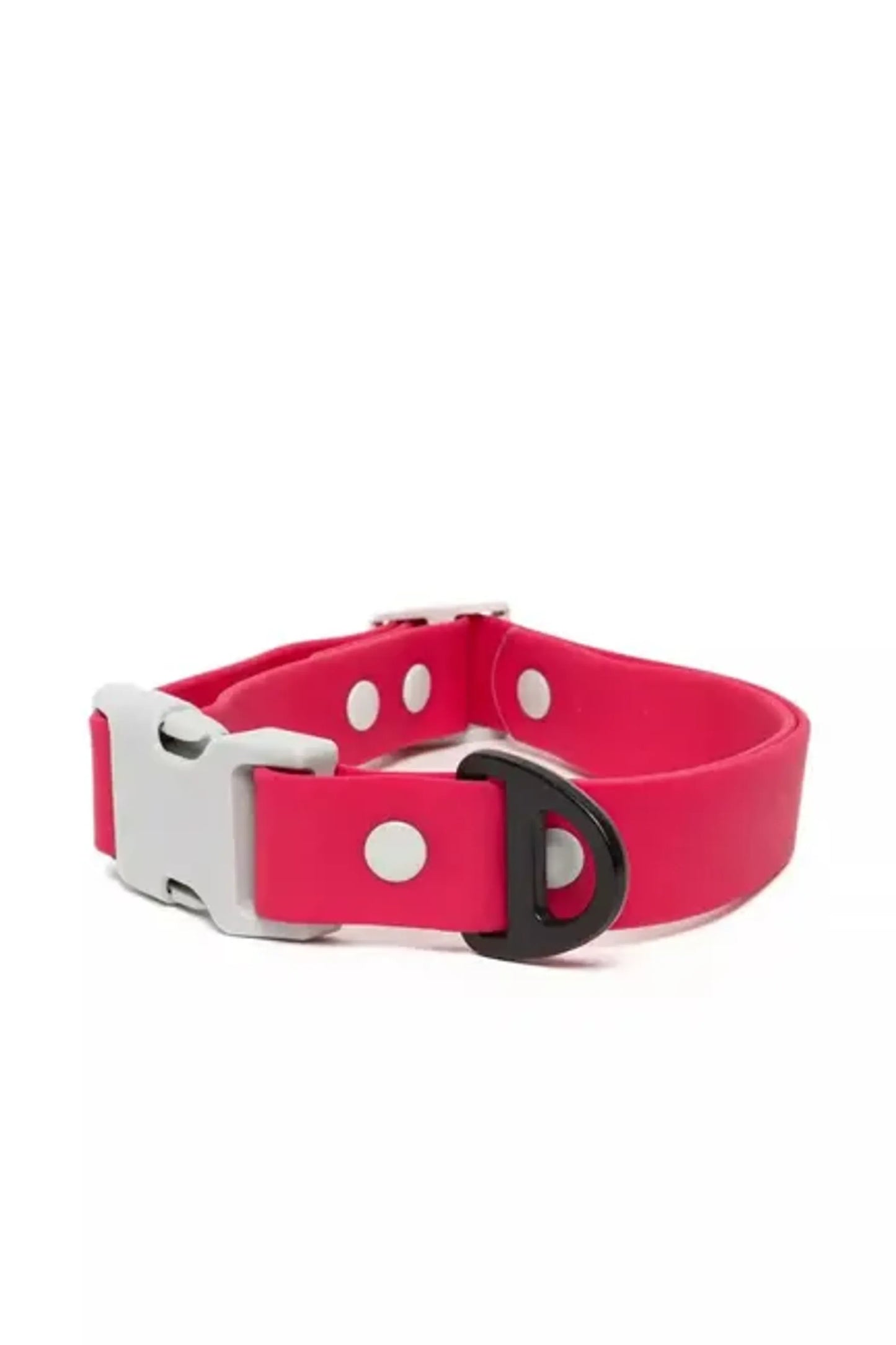 Red Mountain Syrah Waterproof Dog Collar — Rubber-Coated Nylon, Odor-Proof, Reinforced D-Ring