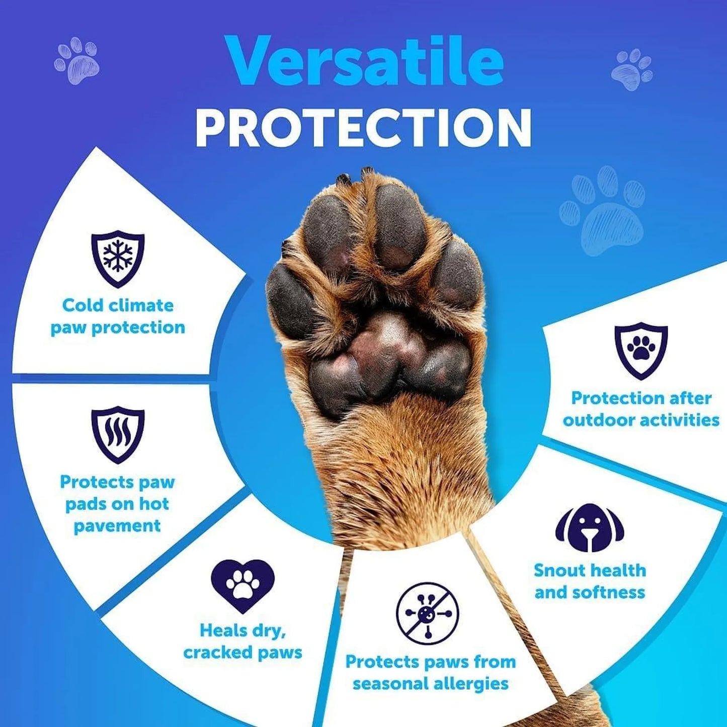 Dog Paw & Nose Balm — Lick-Safe, Triple-Action Formula, All-Season Protection