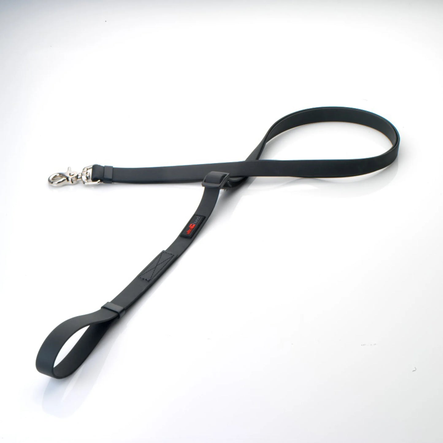 Boss Waterproof Adjustable Dog Lead — Nylon Core, Metal D-Ring, Dual-Tone, XS to XL