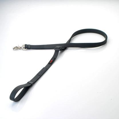 Boss Waterproof Adjustable Dog Lead — Nylon Core, Metal D-Ring, Dual-Tone, XS to XL