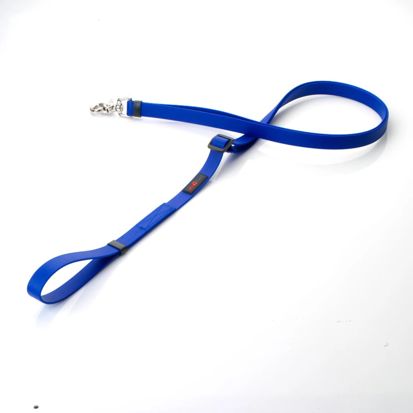 Boss Waterproof Adjustable Dog Lead — Nylon Core, Metal D-Ring, Dual-Tone, XS to XL