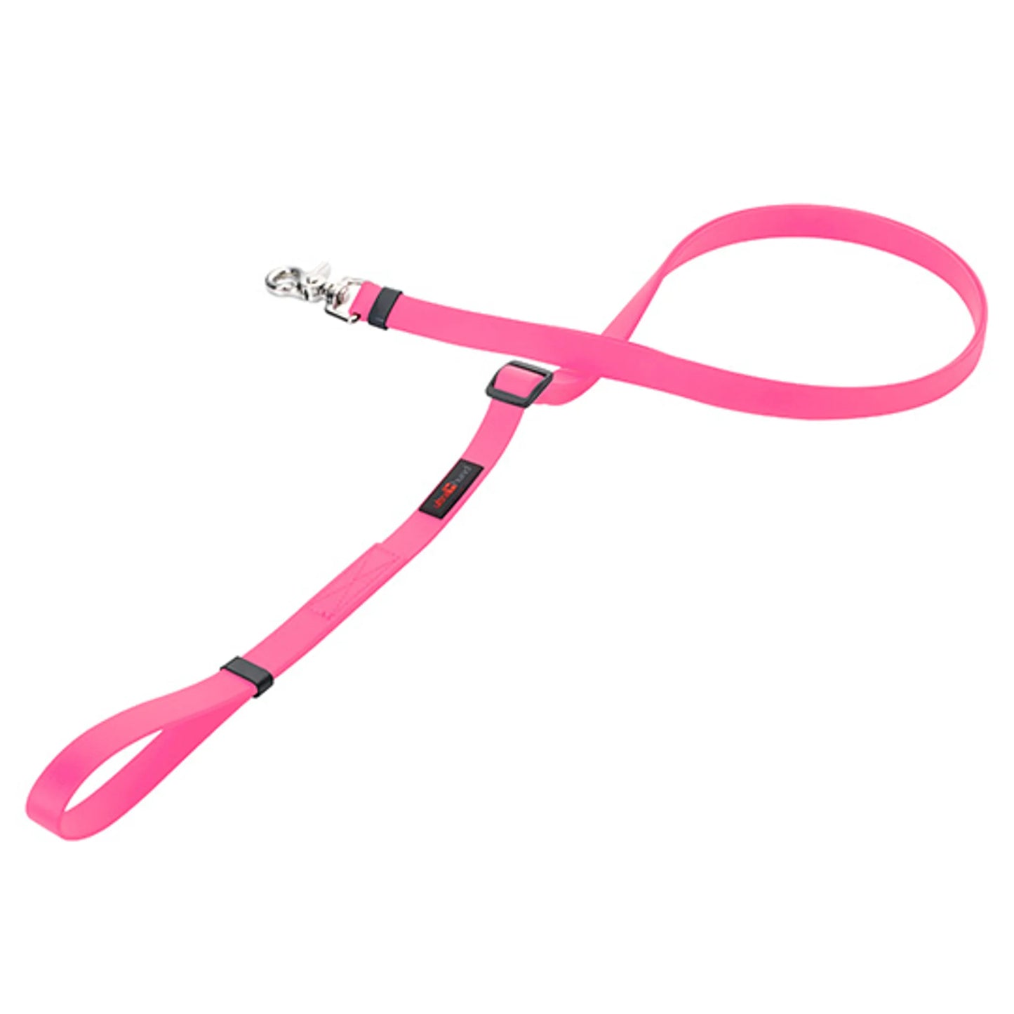 Boss Waterproof Adjustable Dog Lead — Nylon Core, Metal D-Ring, Dual-Tone, XS to XL