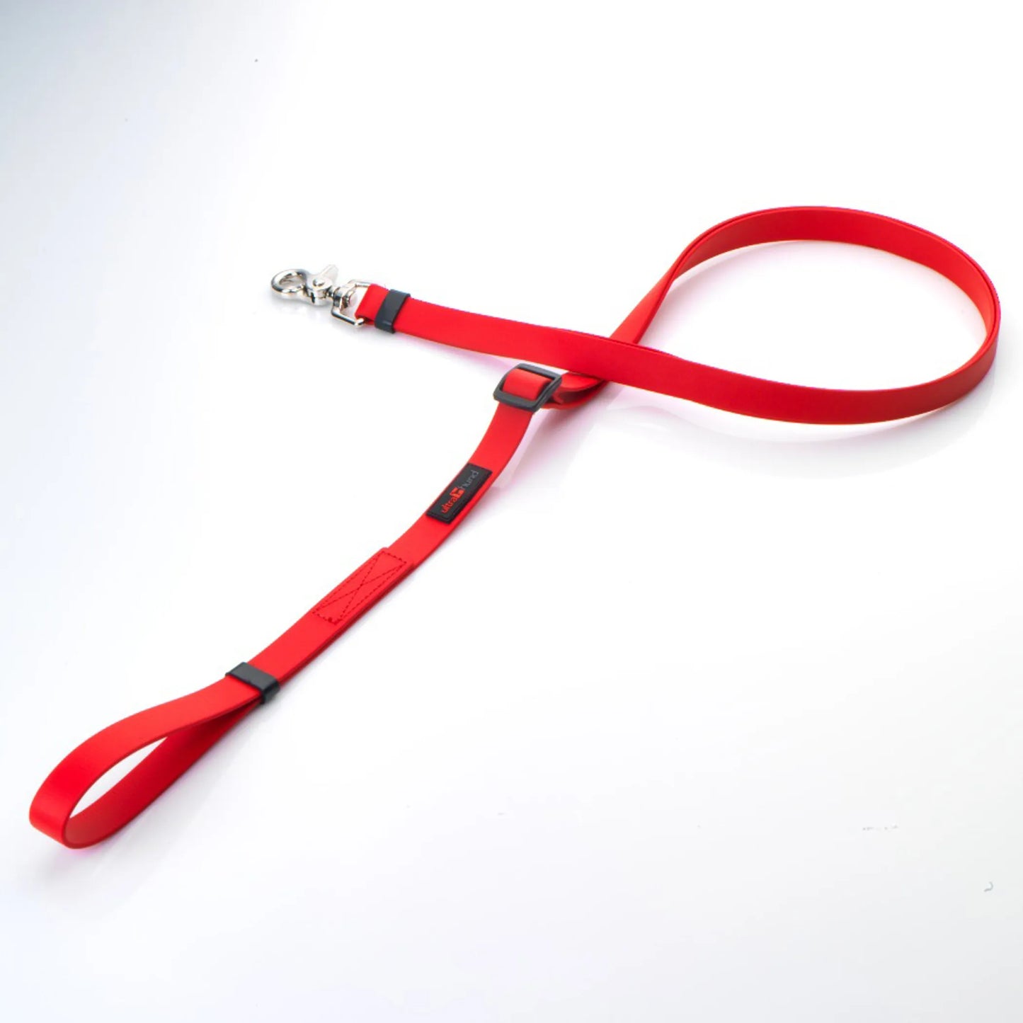 Boss Waterproof Adjustable Dog Lead — Nylon Core, Metal D-Ring, Dual-Tone, XS to XL