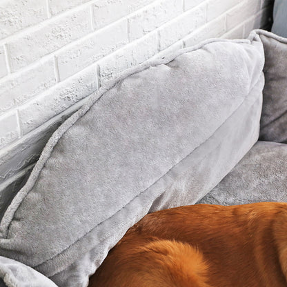 Orthopedic Memory Foam Dog Sofa Bed — Removable Cover, Non-Slip Base, Multiple Sizes