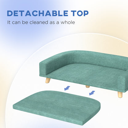 2-in-1 Human & Dog Lounge Bed — Orthopedic, Washable, 71" Flat for Large Dogs