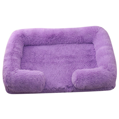 Ultra-Soft Plush Round Pet Bed — Calming Donut Bed for Dogs & Cats