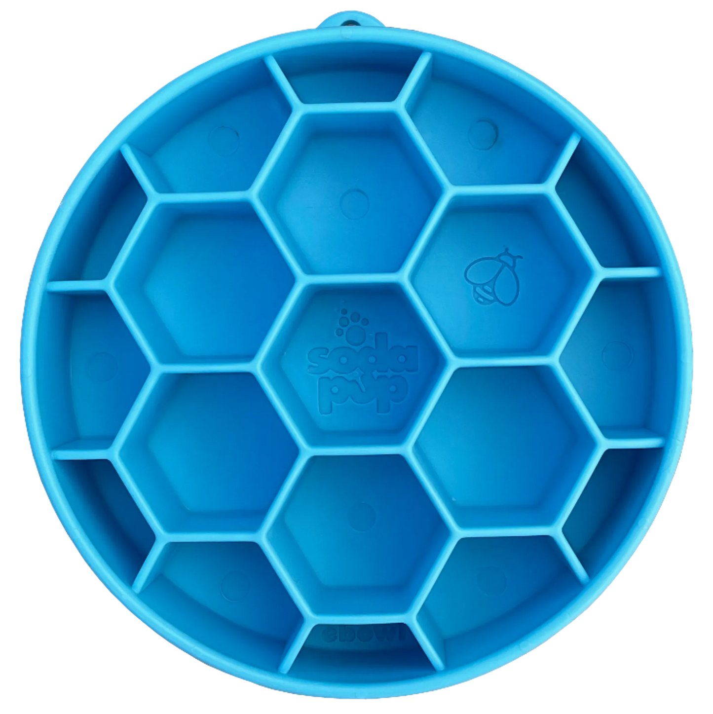 Honeycomb Slow Feeder Dog Bowl — Anti-Bloat, Mental Enrichment, Dishwasher Safe, USA Made